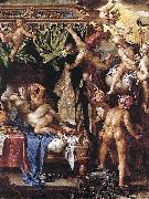 Joachim Wtewael Mars and Venus Discovered oil painting artist